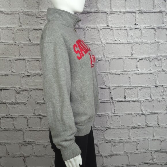 Jansport Small St Marys Minnesota Cardinals Gray Quarter-Zip Sweatshirt - Picture 7 of 9